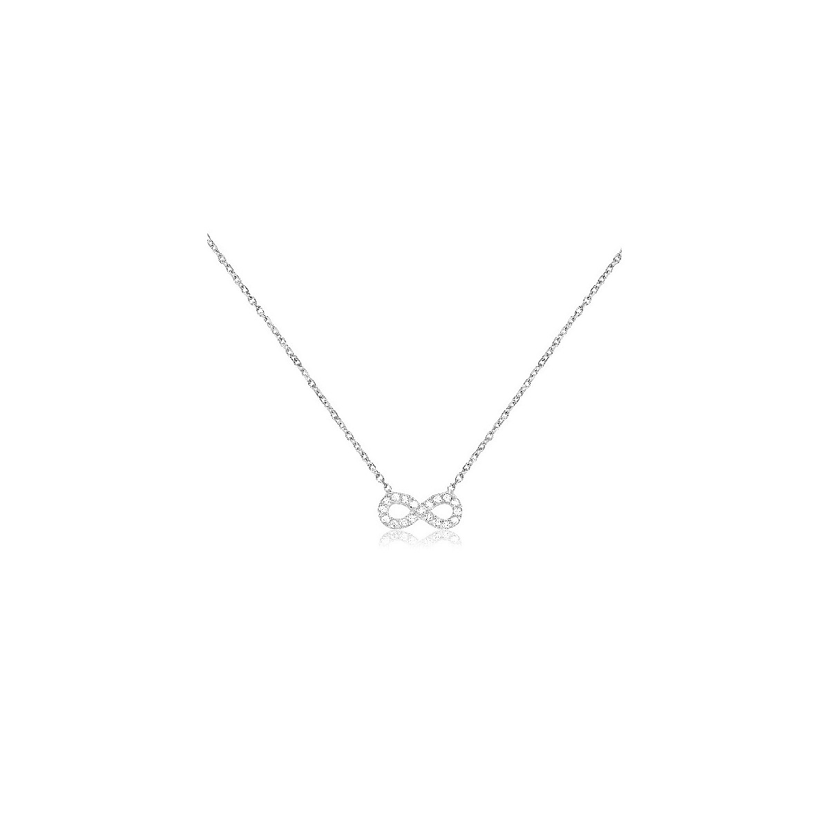 Mini infinity hotsell necklace