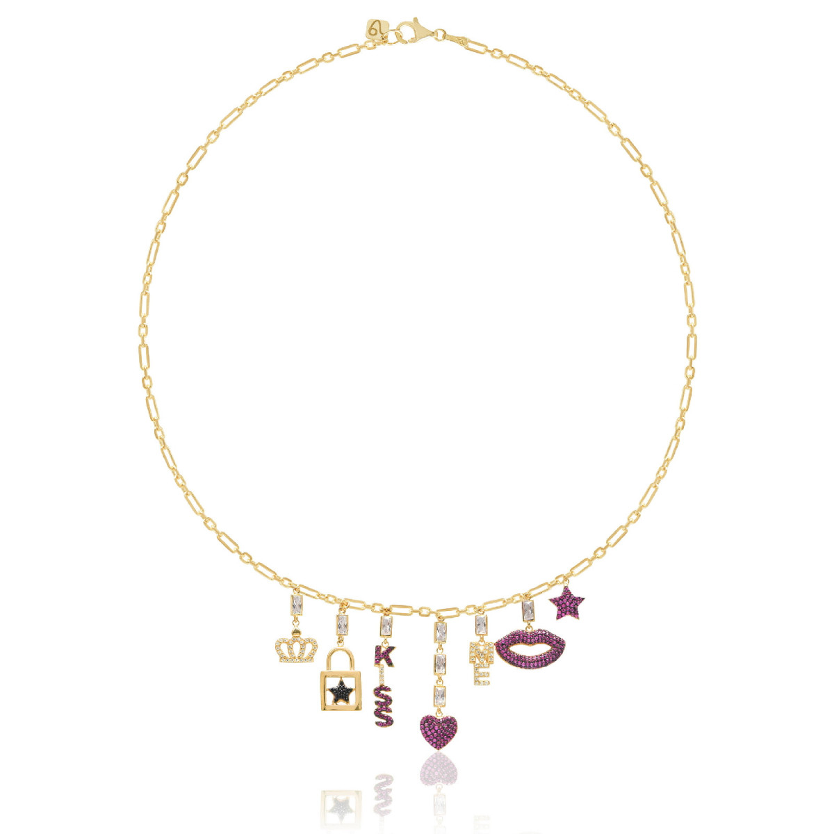 COLLAR CHARM KISS ME