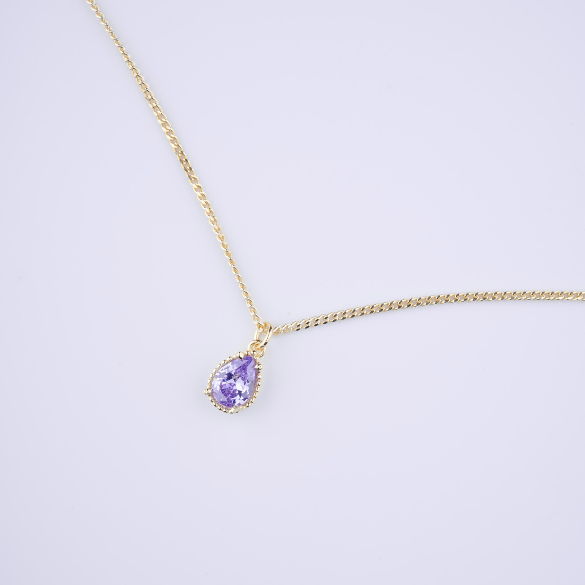 COLLAR GOTA AMATISTA