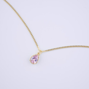 COLLAR GOTA ROSA