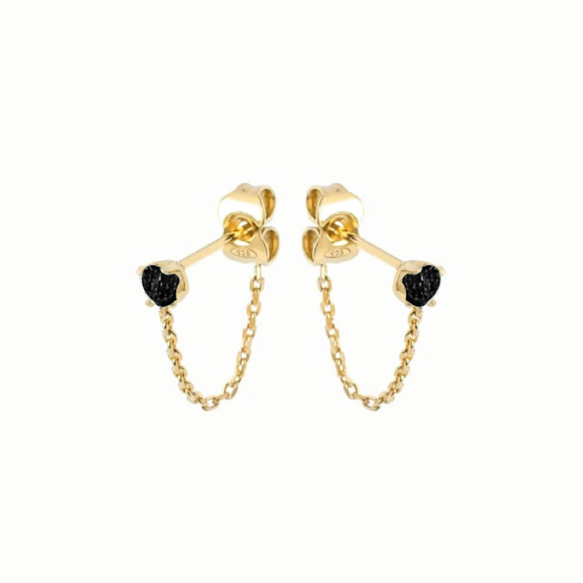 Gold Bar Sterling Silver Threader Earrings | Otis Jaxon Jewellery